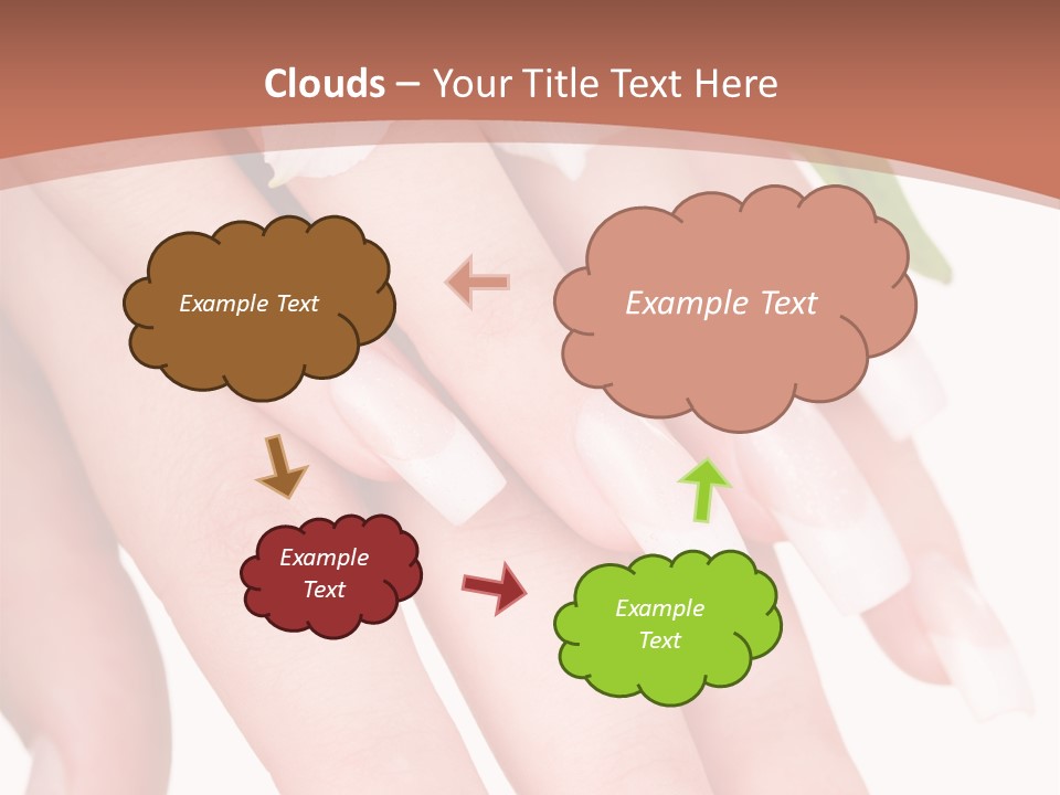 Closeup French Women PowerPoint Template