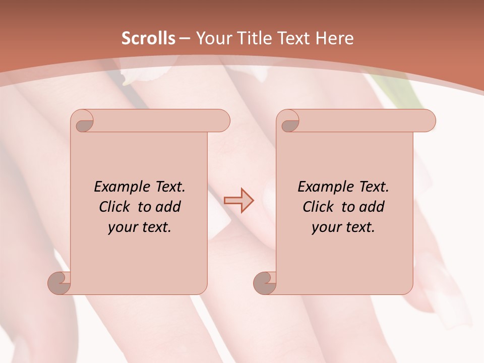 Closeup French Women PowerPoint Template