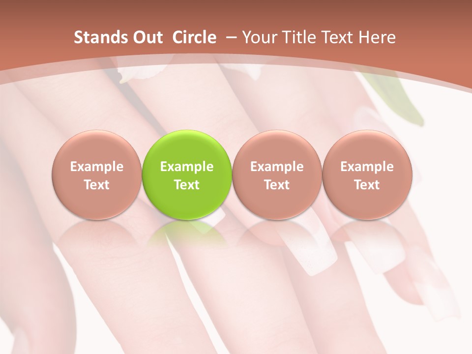 Closeup French Women PowerPoint Template