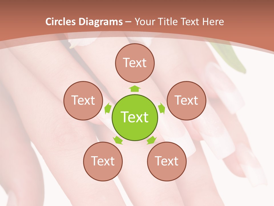 Closeup French Women PowerPoint Template