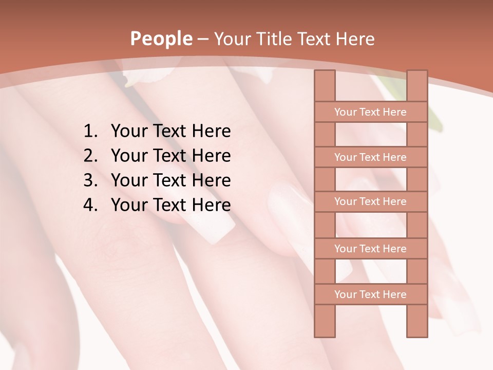 Closeup French Women PowerPoint Template