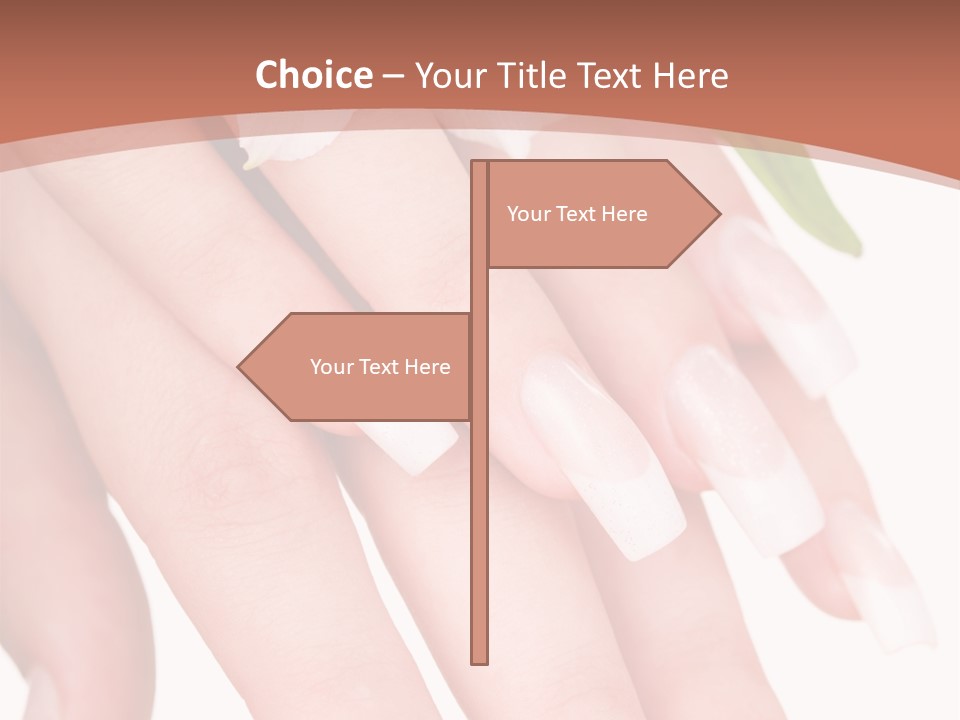 Closeup French Women PowerPoint Template