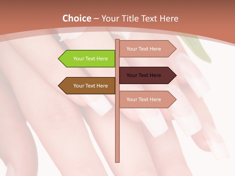 Closeup French Women PowerPoint Template