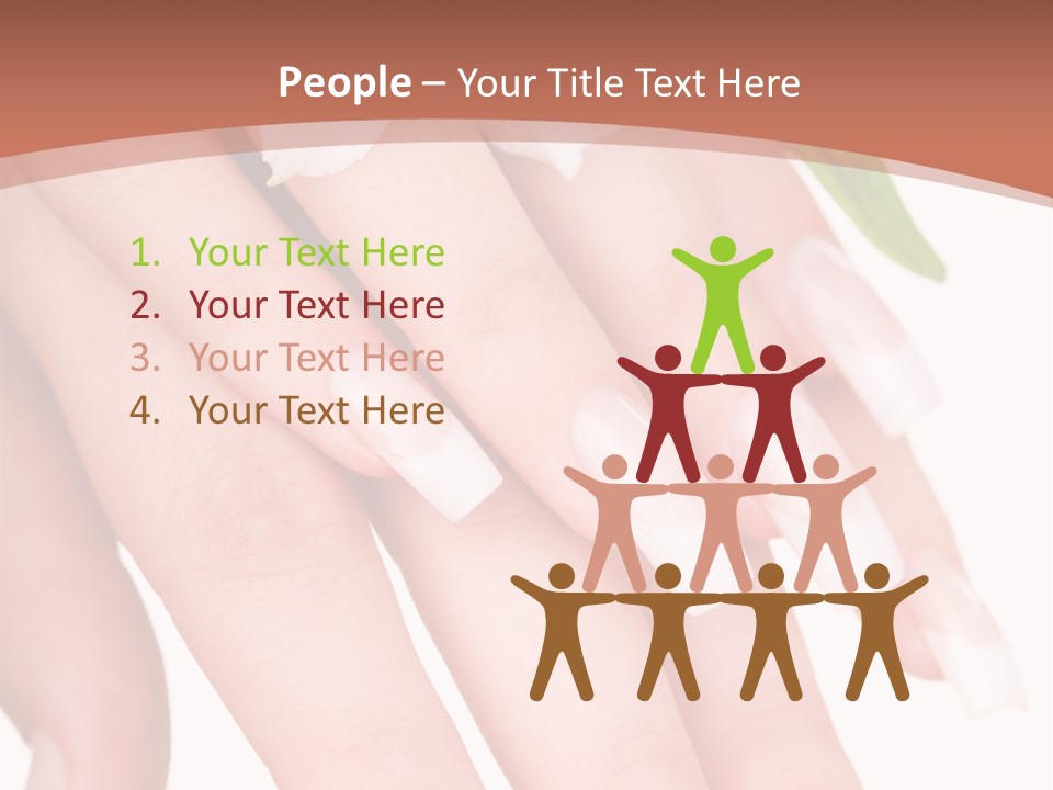 Closeup French Women PowerPoint Template