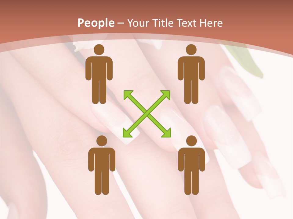 Closeup French Women PowerPoint Template