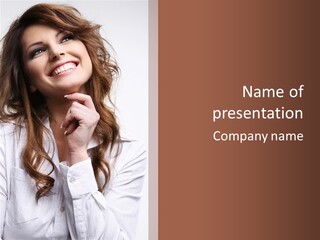 Beauty Glamour One PowerPoint Template