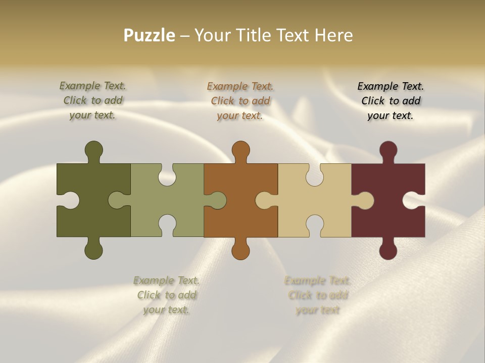 Artistic Silk Texture PowerPoint Template