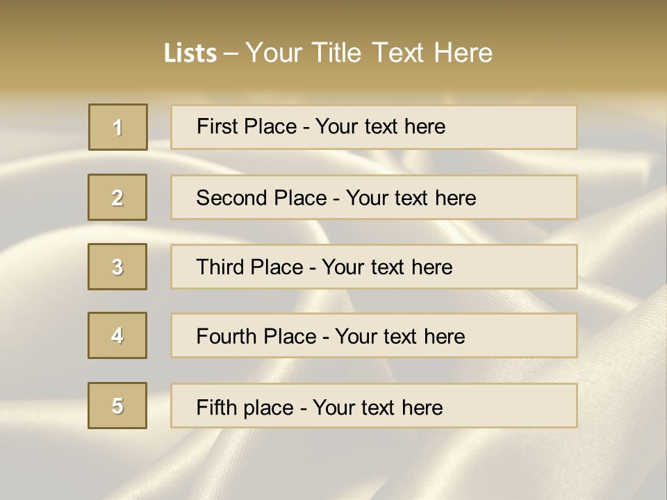 Artistic Silk Texture PowerPoint Template