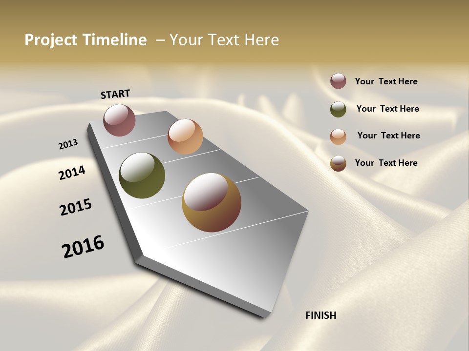 Artistic Silk Texture PowerPoint Template