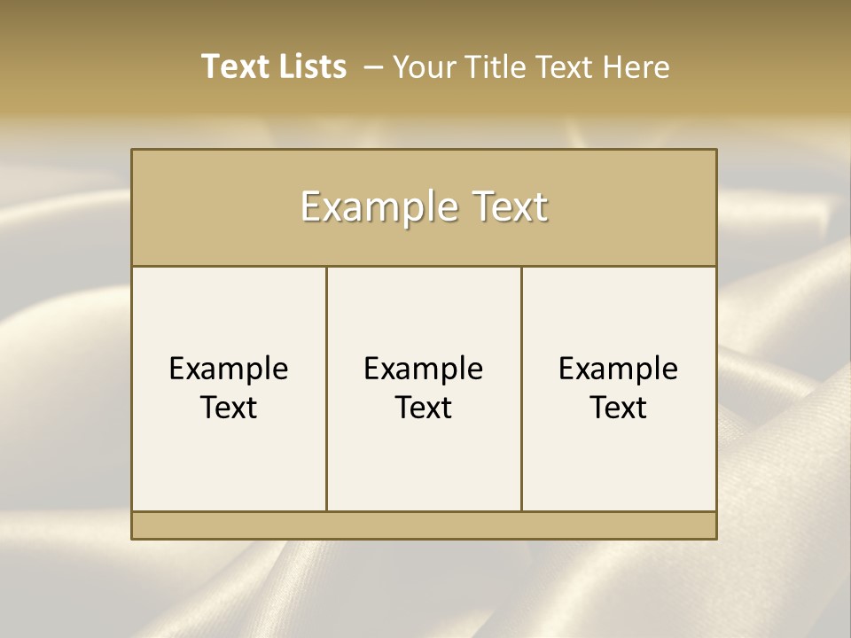 Artistic Silk Texture PowerPoint Template