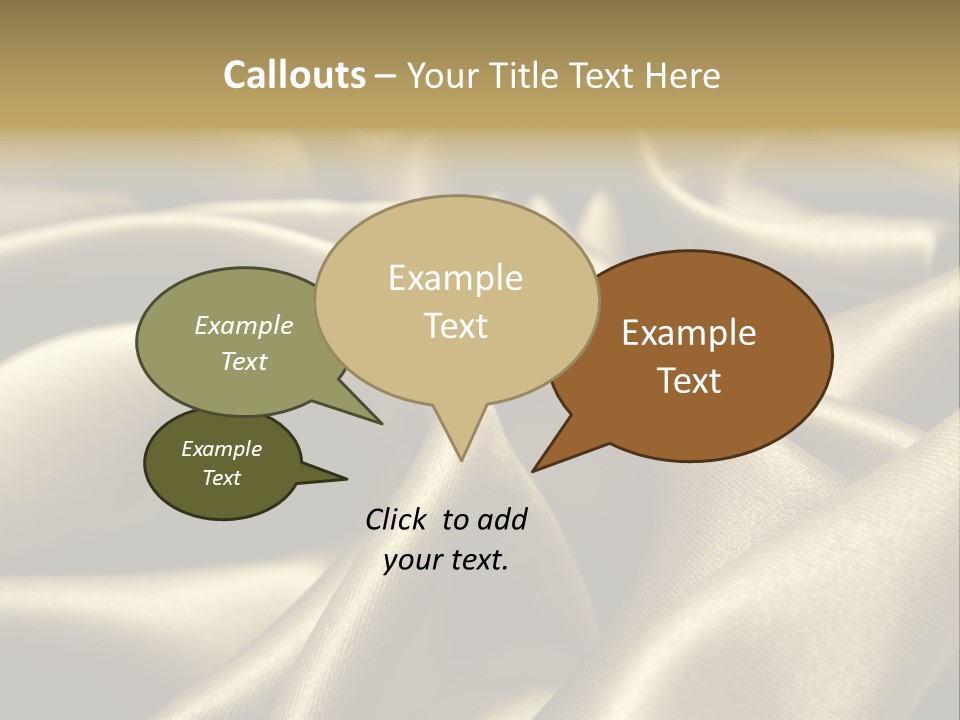 Artistic Silk Texture PowerPoint Template