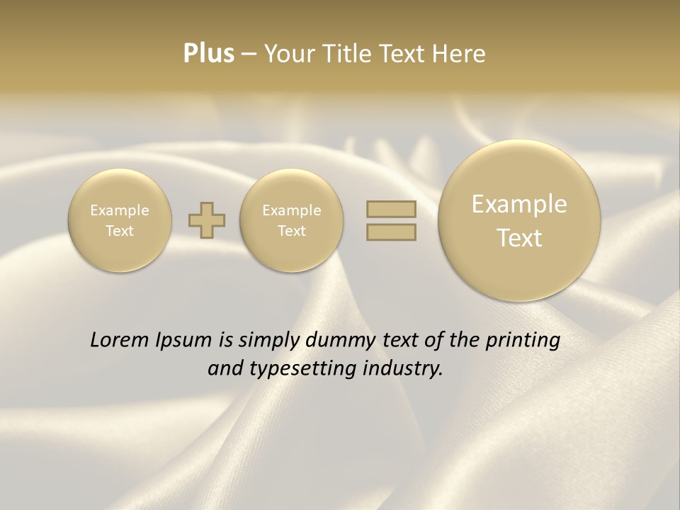 Artistic Silk Texture PowerPoint Template