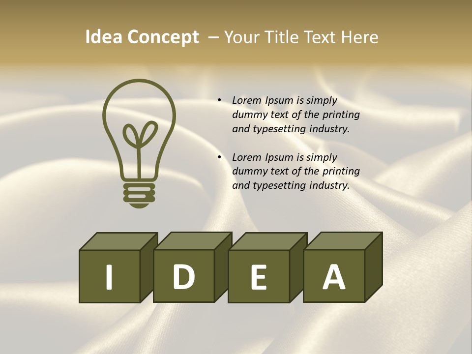 Artistic Silk Texture PowerPoint Template