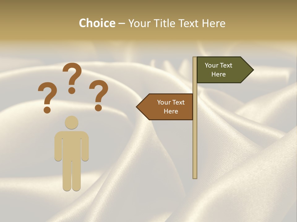 Artistic Silk Texture PowerPoint Template