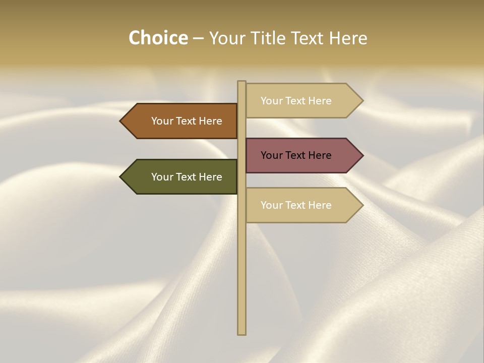 Artistic Silk Texture PowerPoint Template