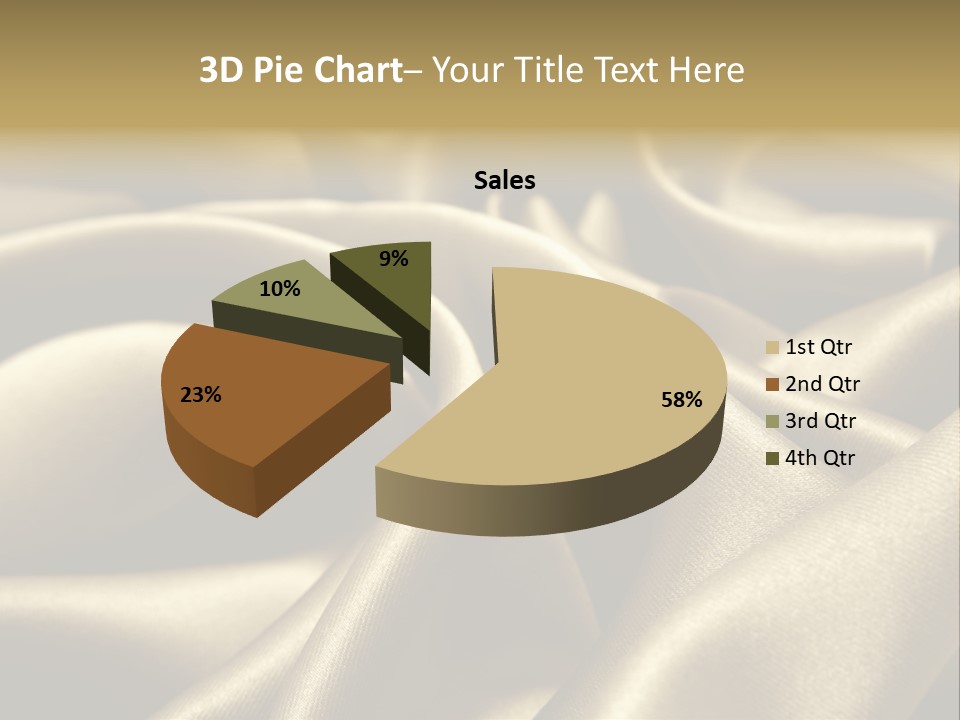 Artistic Silk Texture PowerPoint Template
