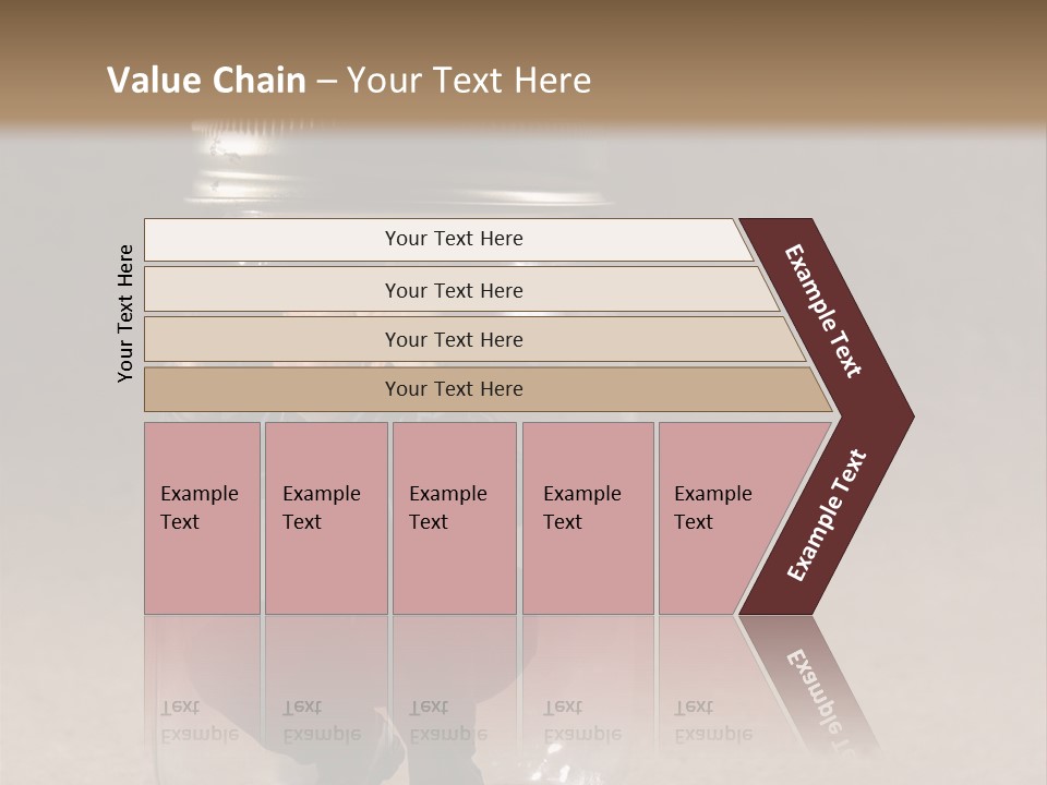 A Man In A Glass Jar With His Hand On His Head PowerPoint Template