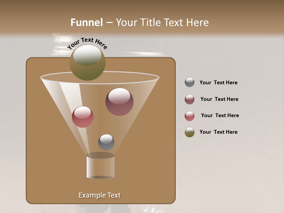 A Man In A Glass Jar With His Hand On His Head PowerPoint Template
