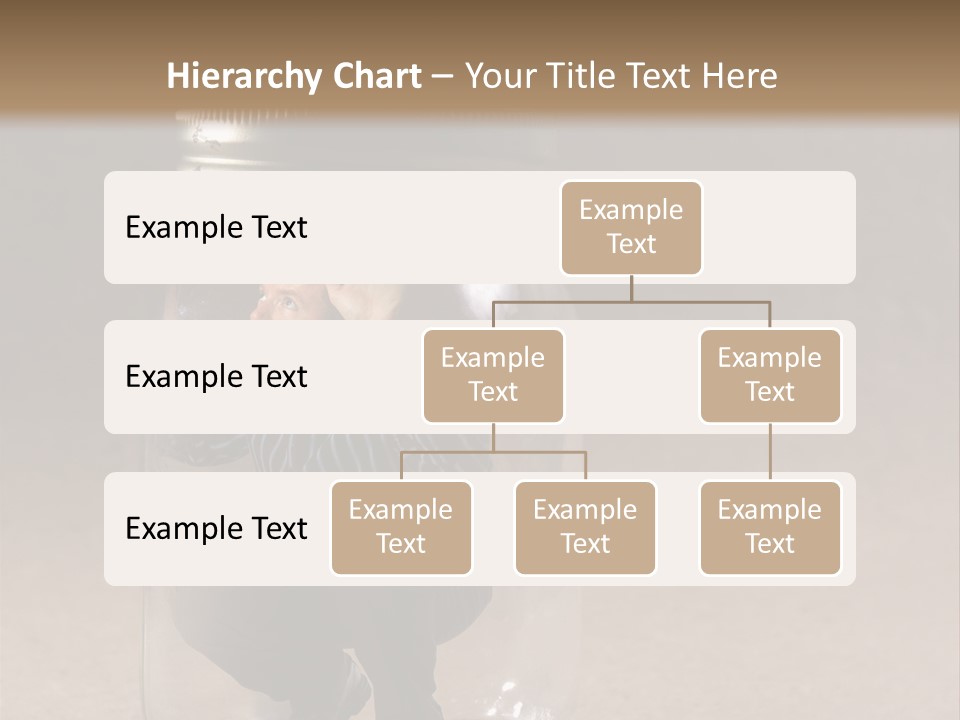 A Man In A Glass Jar With His Hand On His Head PowerPoint Template