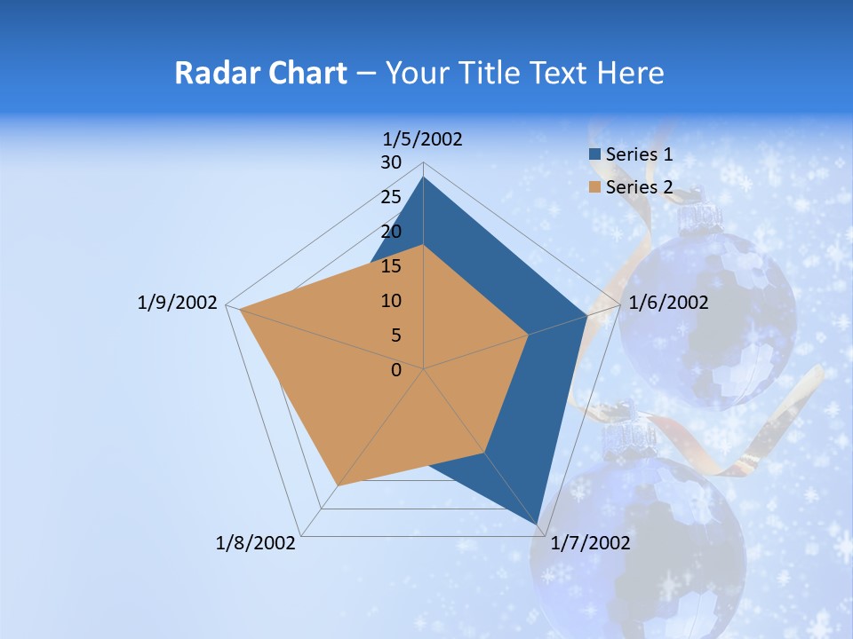 Ribbon Glassy Snow PowerPoint Template
