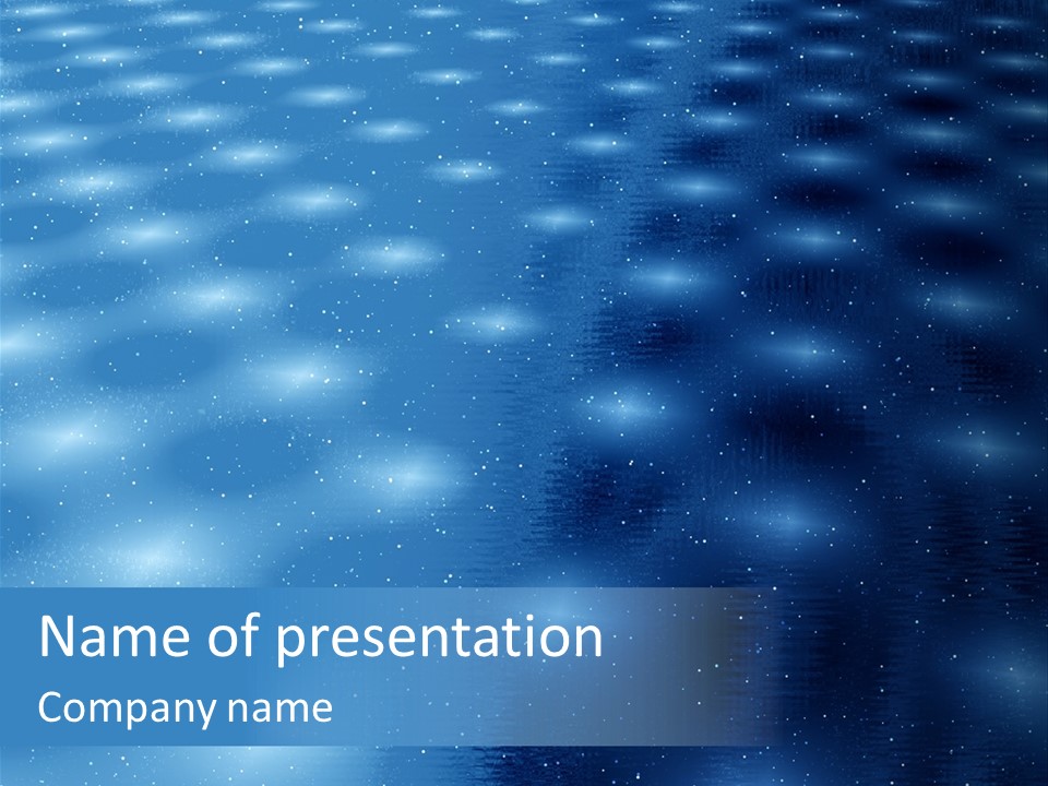 Artwork Pattern Cosmos PowerPoint Template