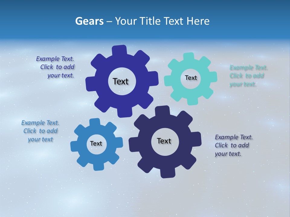 Artwork Pattern Cosmos PowerPoint Template