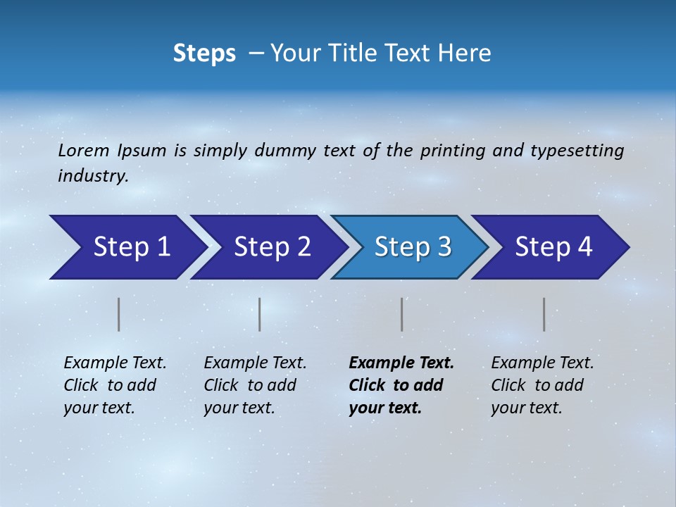 Artwork Pattern Cosmos PowerPoint Template