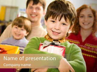 Christmastime Occasion Cheerful PowerPoint Template