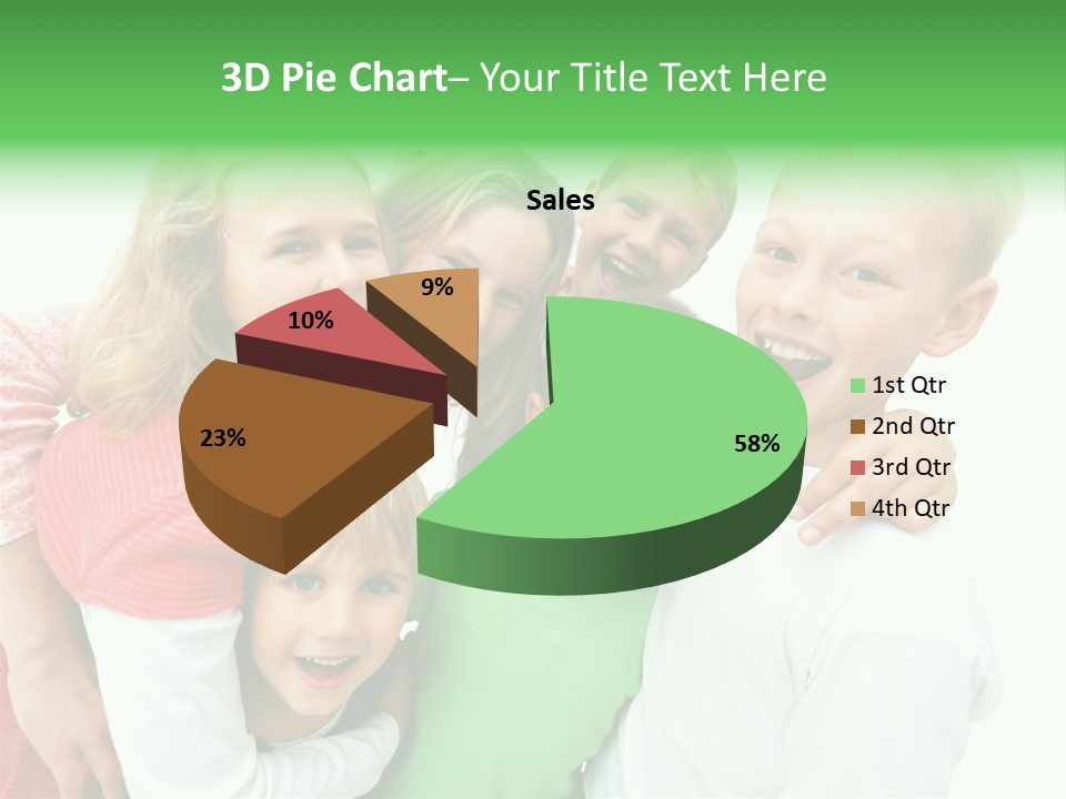 Texture Aqua Science PowerPoint Template