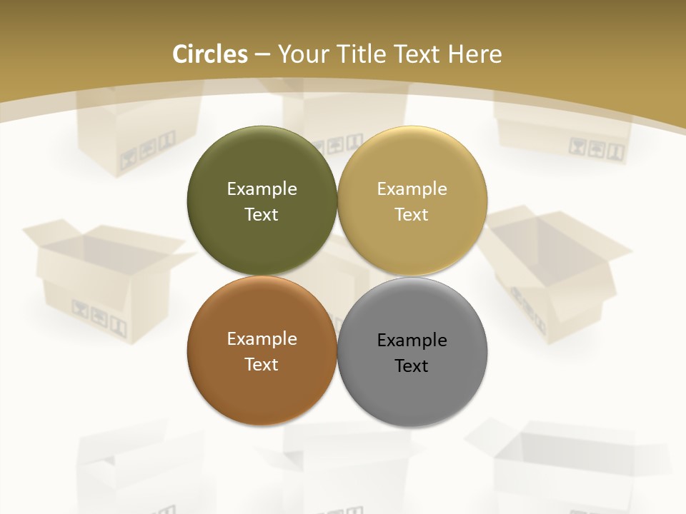 Upward Danger Cardboard PowerPoint Template