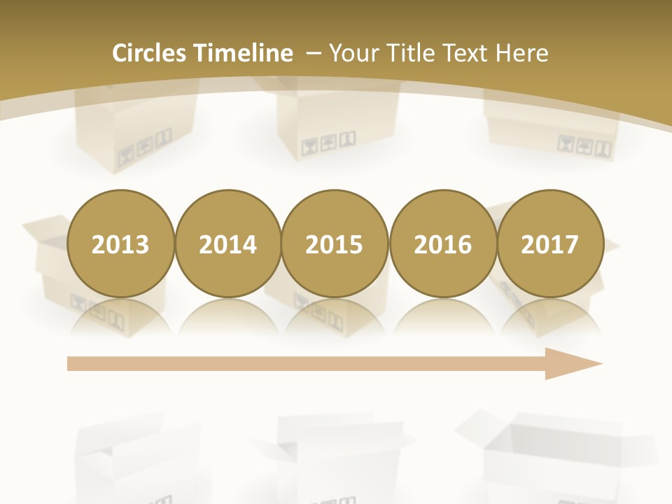 Upward Danger Cardboard PowerPoint Template