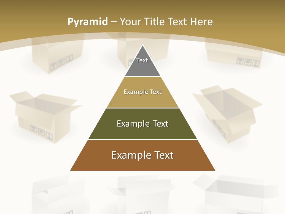 Upward Danger Cardboard PowerPoint Template