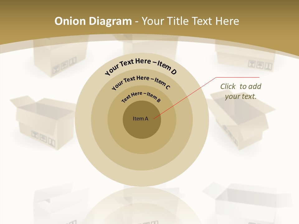 Upward Danger Cardboard PowerPoint Template