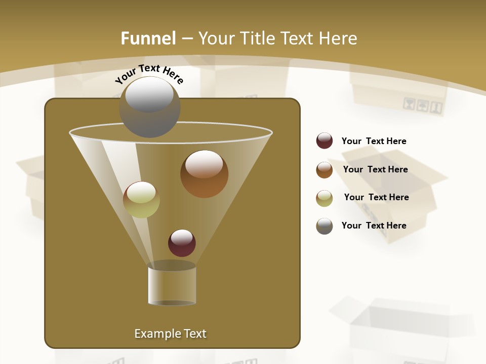 Upward Danger Cardboard PowerPoint Template
