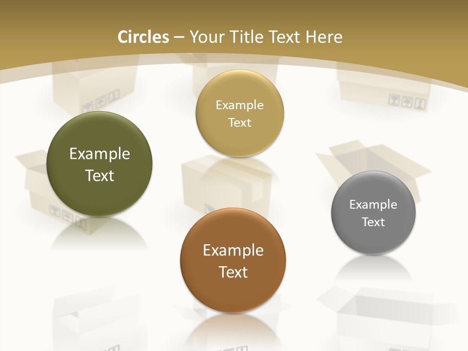 Upward Danger Cardboard PowerPoint Template