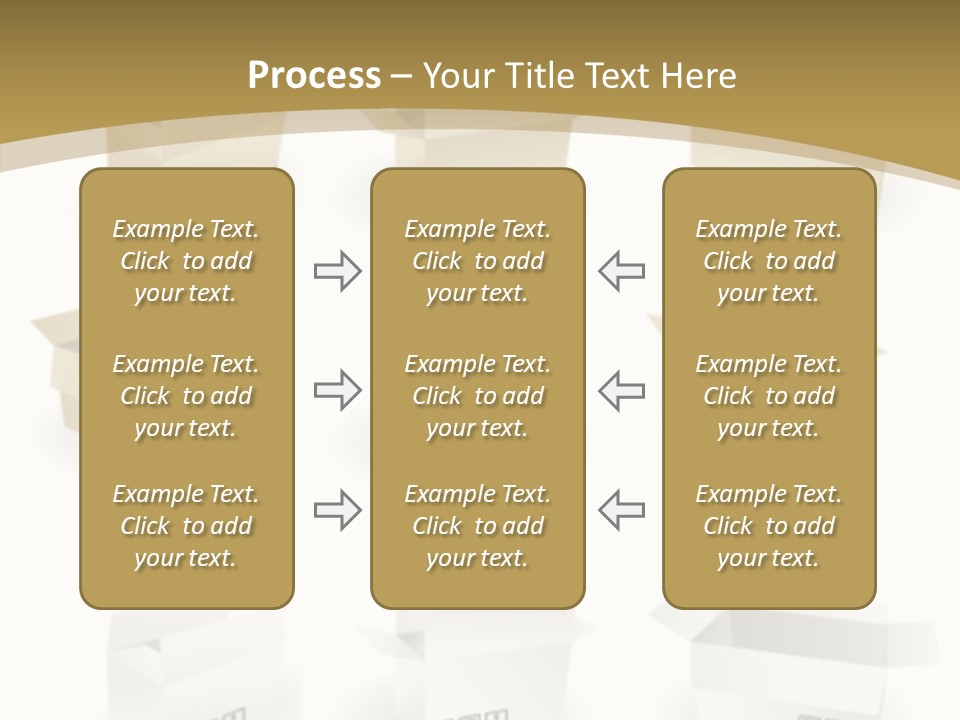 Upward Danger Cardboard PowerPoint Template