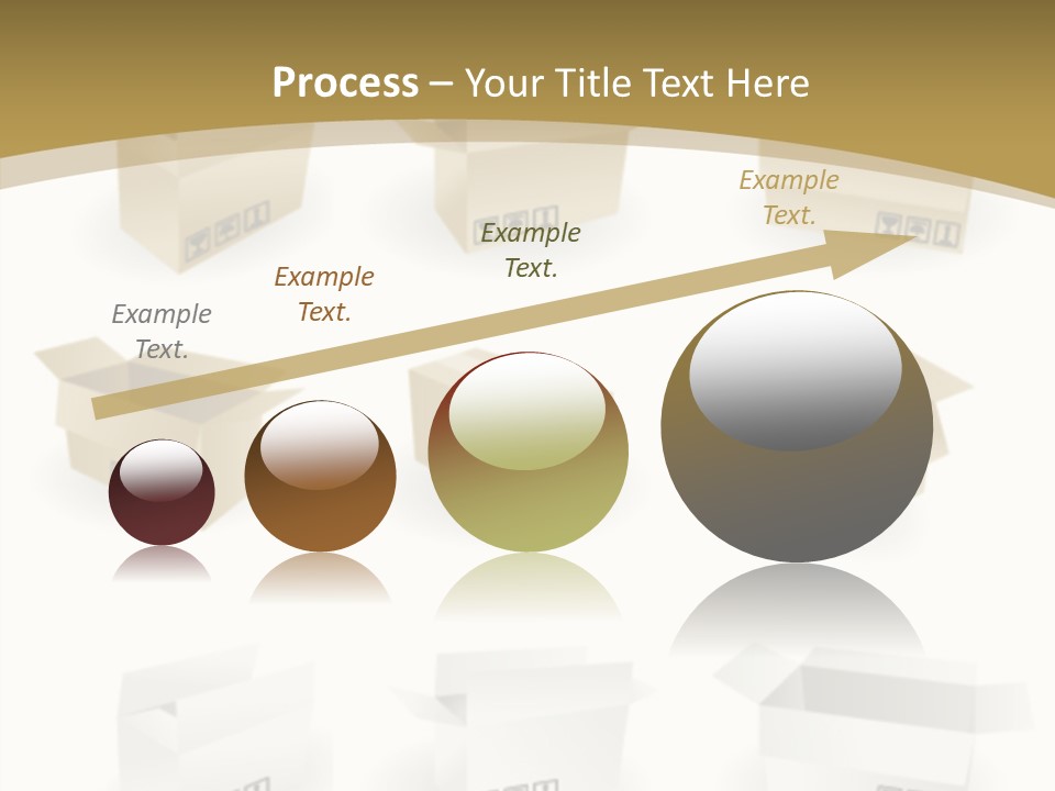 Upward Danger Cardboard PowerPoint Template