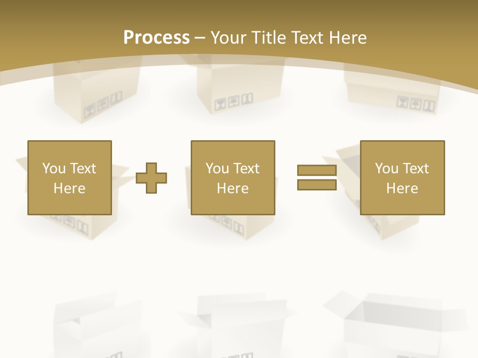 Upward Danger Cardboard PowerPoint Template
