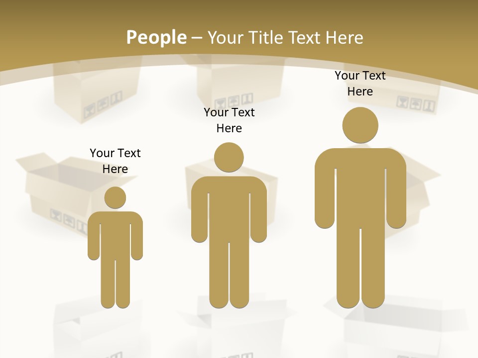 Upward Danger Cardboard PowerPoint Template