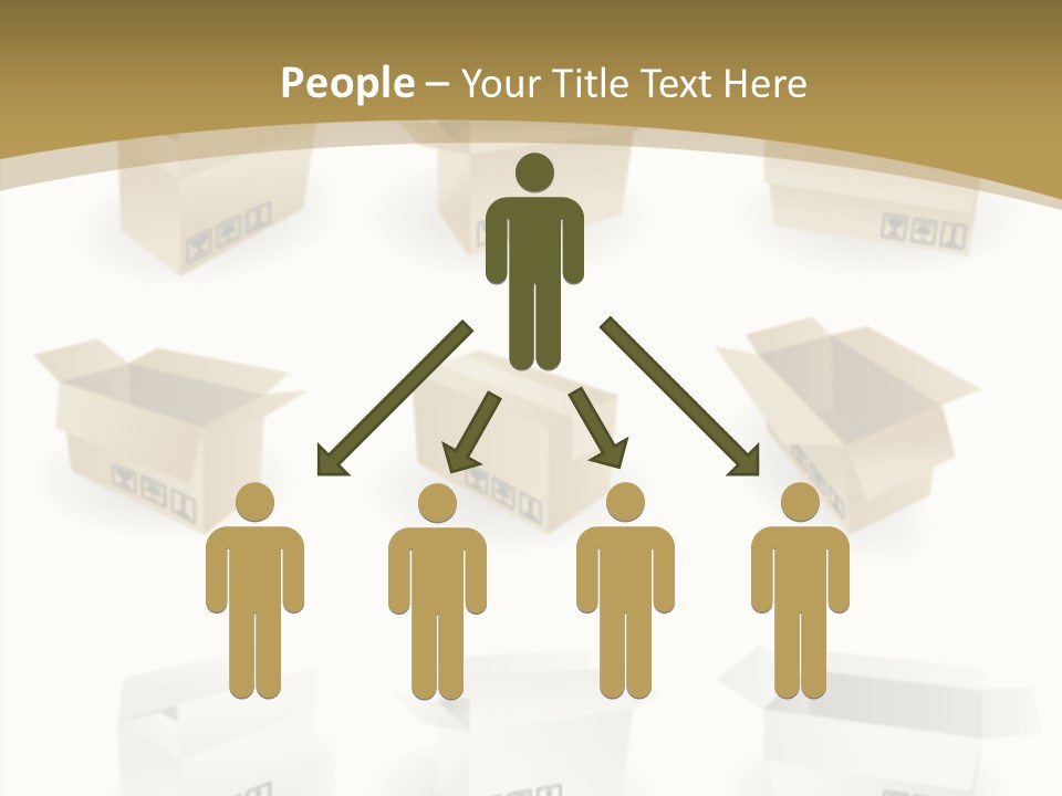 Upward Danger Cardboard PowerPoint Template