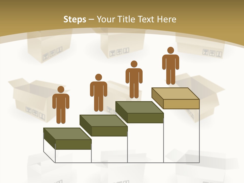 Upward Danger Cardboard PowerPoint Template