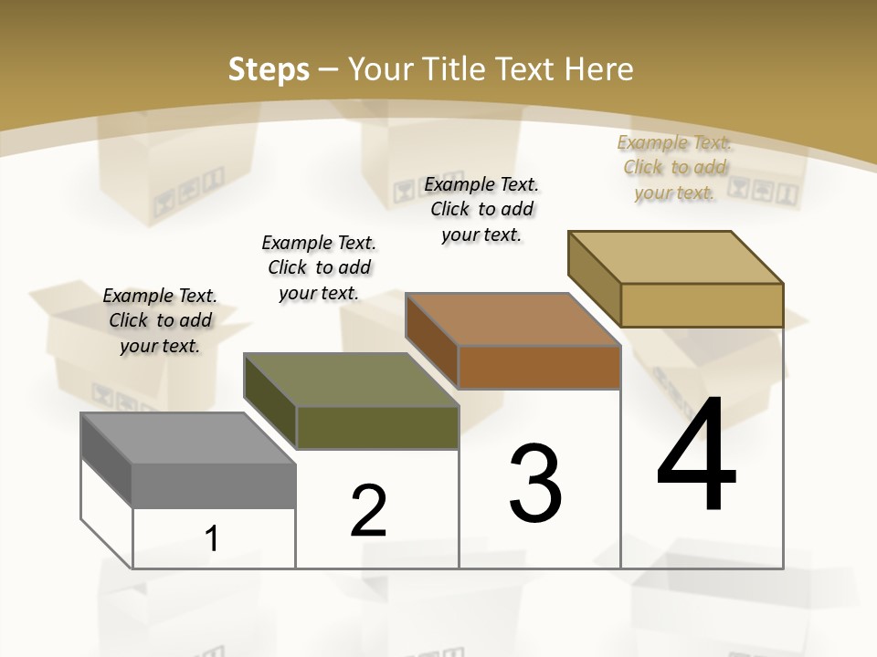 Upward Danger Cardboard PowerPoint Template