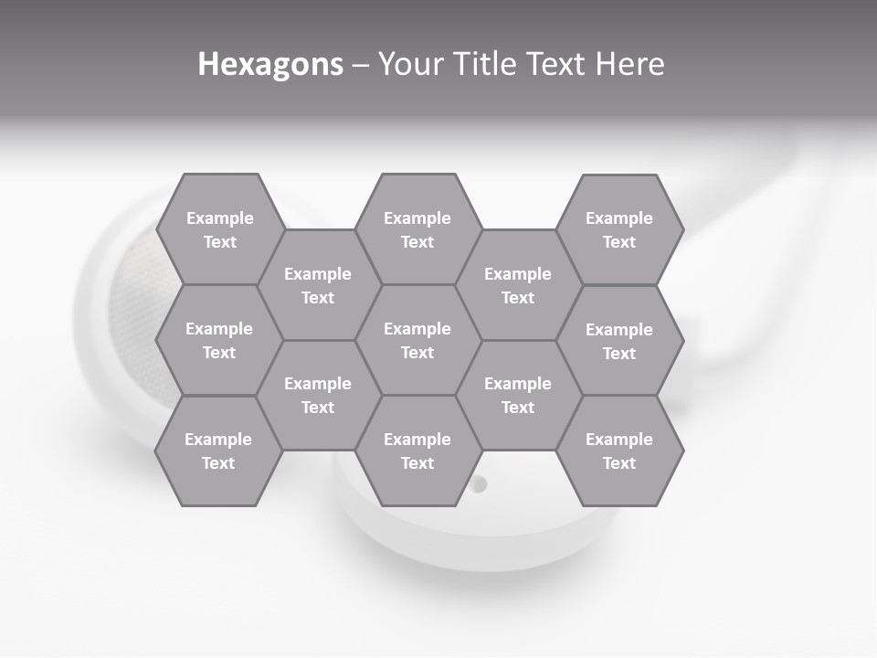 A Pair Of Headphones Sitting On Top Of A Table PowerPoint Template