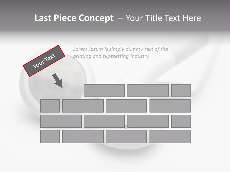 A Pair Of Headphones Sitting On Top Of A Table PowerPoint Template