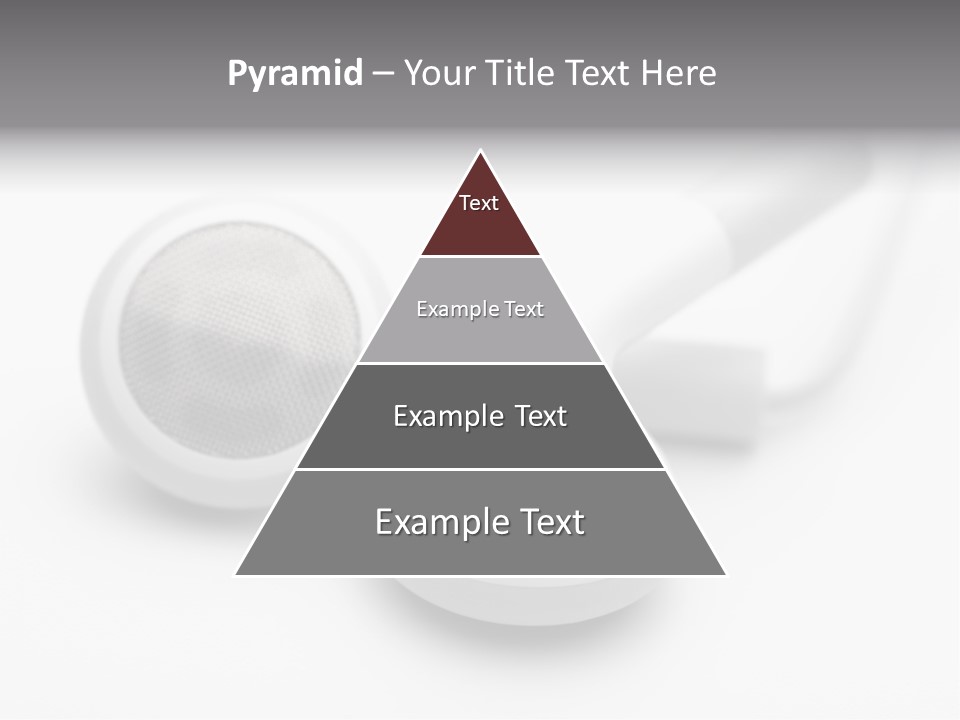 A Pair Of Headphones Sitting On Top Of A Table PowerPoint Template