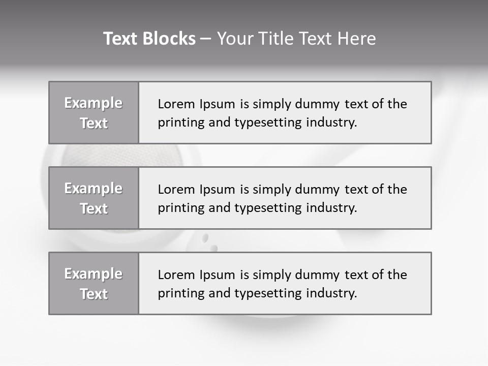 A Pair Of Headphones Sitting On Top Of A Table PowerPoint Template