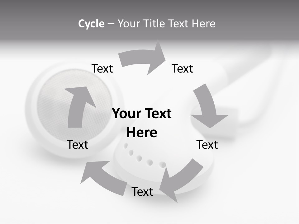A Pair Of Headphones Sitting On Top Of A Table PowerPoint Template