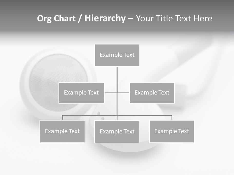 A Pair Of Headphones Sitting On Top Of A Table PowerPoint Template