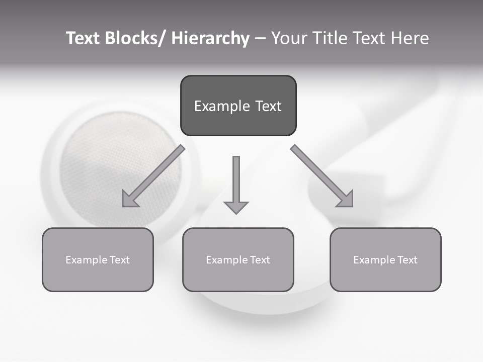 A Pair Of Headphones Sitting On Top Of A Table PowerPoint Template
