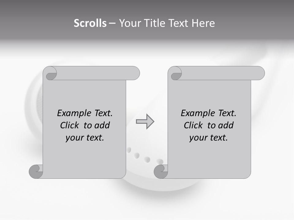 A Pair Of Headphones Sitting On Top Of A Table PowerPoint Template